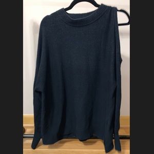 Cut out shoulder sweater